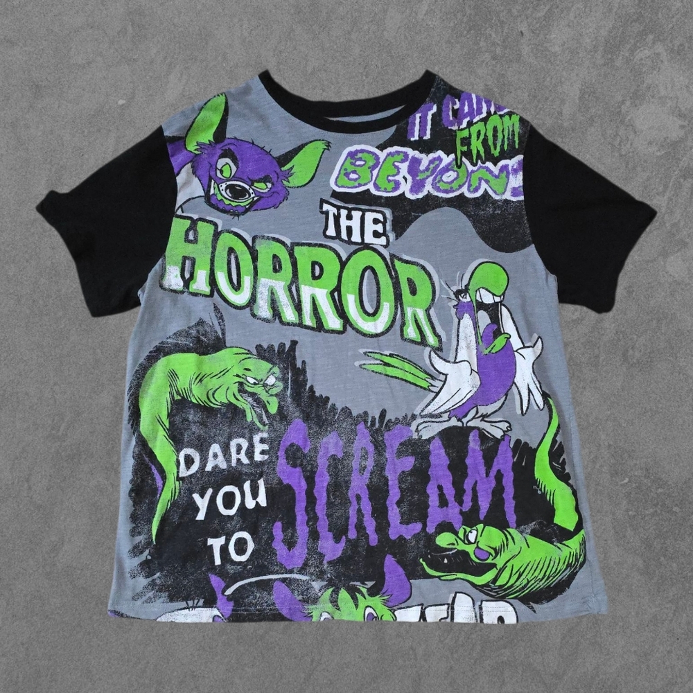Disney Parks After Hours Villians It Came From Beyond The Horror AOP Shirt XL